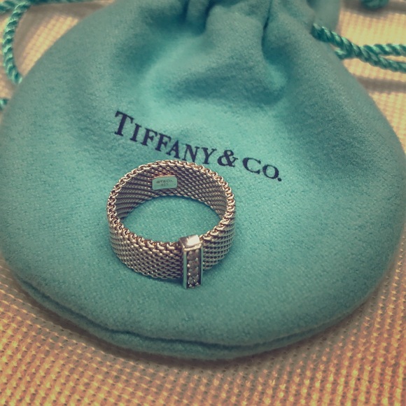 Tiffany & Co. Jewelry - Tiffany & Co. mesh band with diamonds. Tiffany & Co. Jewelry - Tiffany & Co. mesh band with diamonds.
